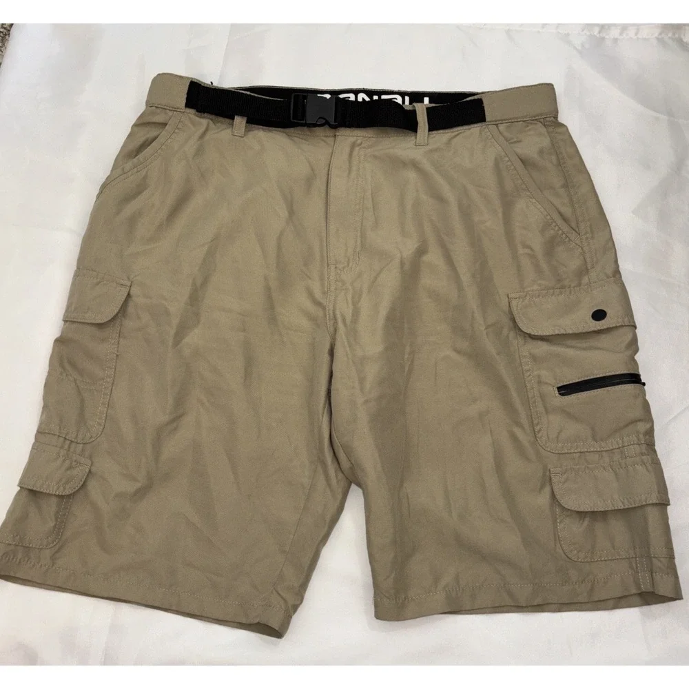 Denali Shorts Mens 36 With Belt Delta Khaki Lightweight Cargo Outdoor Hike